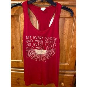 Sunset Peace Racerback Tank